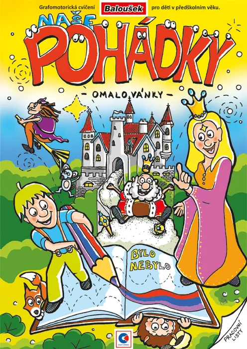 Termék főképe Omalovánka A4 - Grafomotorická - Naše pohádky