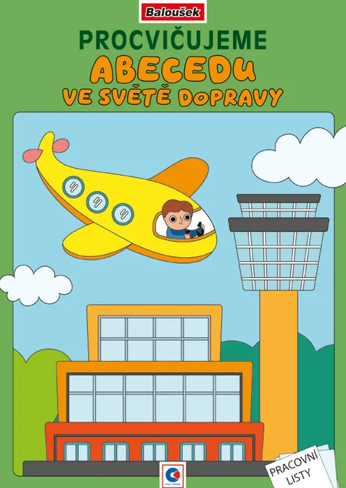 Termék főképe Omalovánka A4 - Procvičujeme abecedu - Ve světě dopravy