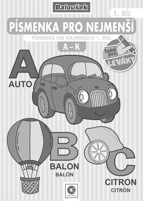 Termék főképe Omalovánka - A5 - Písmena pro nejmenší, 1. díl