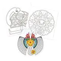 Következő termékkép Színező oldalak Avenue Mandarine Graffy Pop Mandala 3D A szavanna állatai