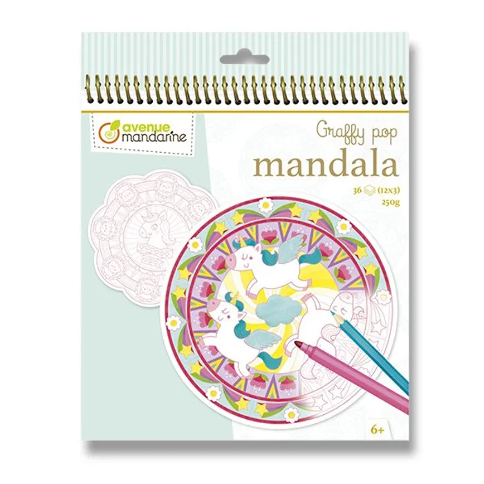 Termék főképe Omalovánky Avenue Mandarine Graffy Pop Mandala Kouzla
