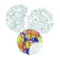 Következő termékkép Avenue Mandarine Graffy Pop Mandala Monsters színező oldalak