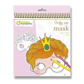 Avenue Mandarine Graffy Pop Mask színező oldalak lányoknak