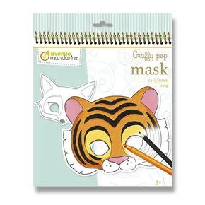 Avenue Mandarine Graffy Pop Mask Animals színező oldalak