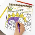 Következő termékkép Avenue Mandarine Graffy Pop Number Dinosaur színező oldalak