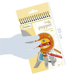 Avenue Mandarine Graffy Puppet Animal Superheroes színező oldalak
