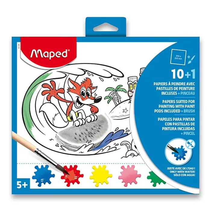 Termék főképe Omalovánky Maped s paletou barev a štětcem 200 x 240 mm, mix motivů