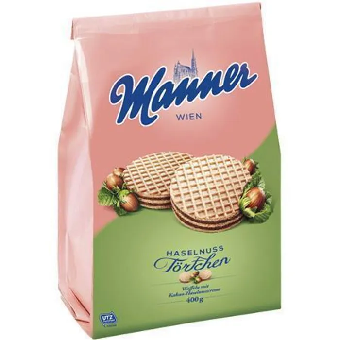 Termék főképe Oplatky "Manner Törtchen", kakaové-oříškové, 400g