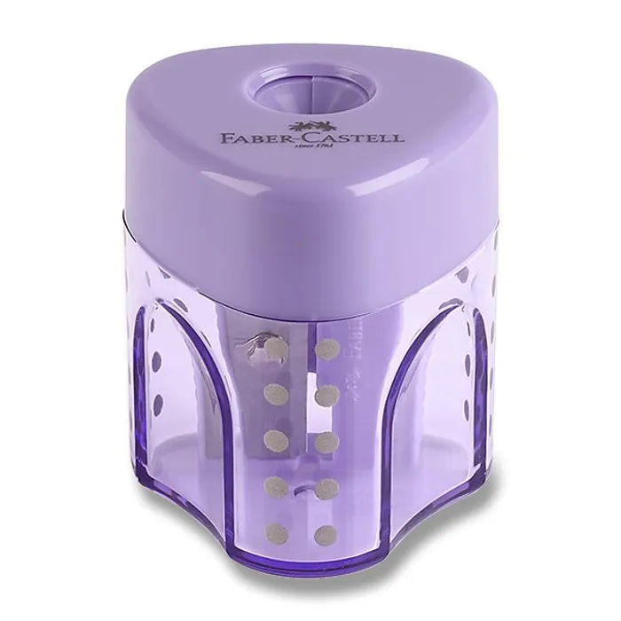 Termék főképe Ořezávátko Faber-Castell Grip Auto Mini - s odpadní nádobkou 1 otvor, mix barev