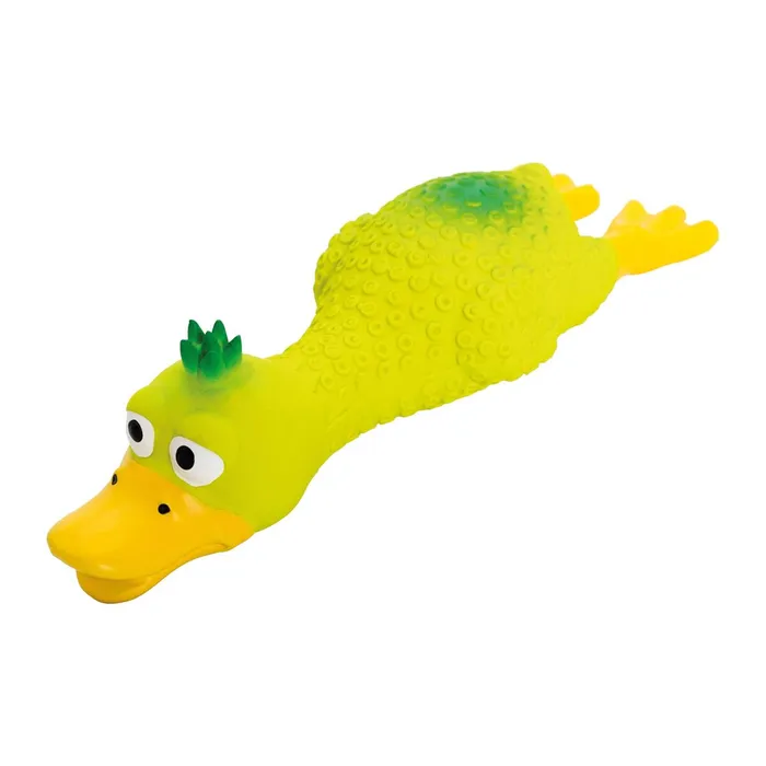 Termék főképe Oškubaná kachna s čupřinou, ležící, se zvukem, 18 cm, zelená, HipHop