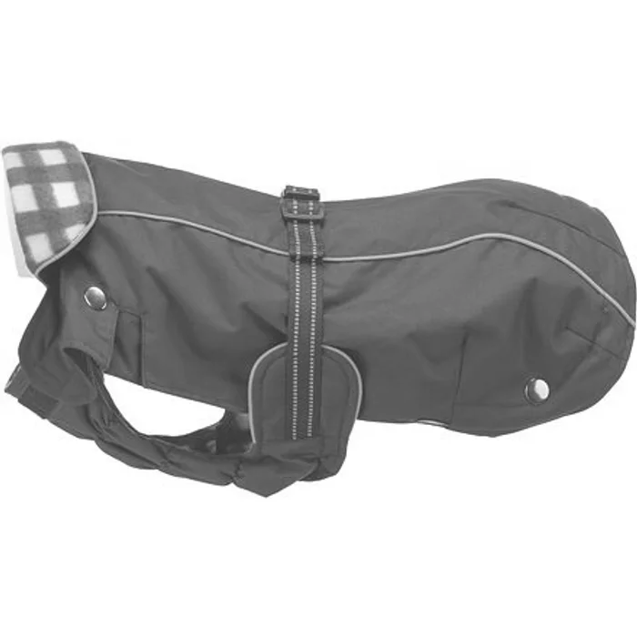 Termék főképe Outdoorový kabátek ROUEN 2v1, střih buldok, černá/modrá S:38cm, hruď:44-74cm, krk:46-52cm