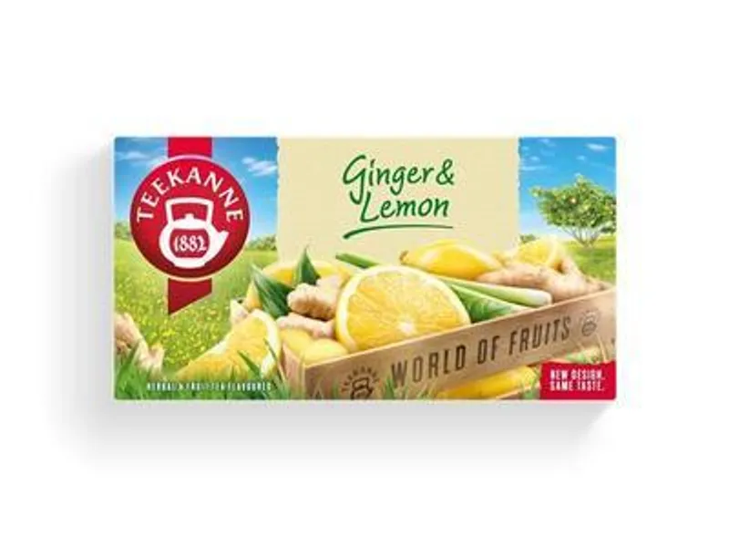 Termék főképe Ovocný čaj "World of Fruits", zázvor-citron, 20 x 1,75g, TEEKANNE