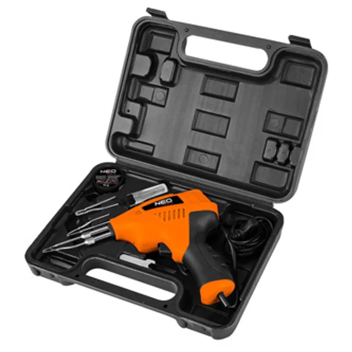Termék főképe Pájecí pistole s kufříkem 200W, NEO TOOLS 19-152, nastavitelná teplota, ergonomická