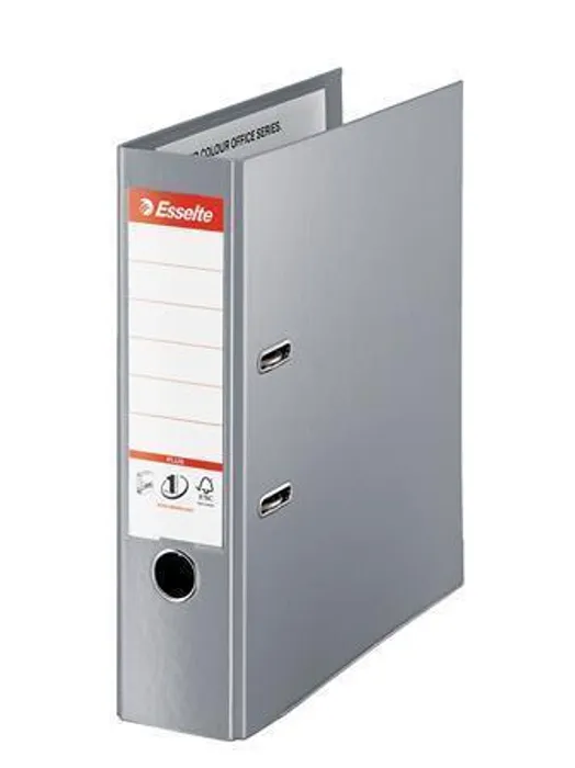Termék főképe Pákový pořadač "Standard Plus", ochranné spodní kování, šedá, 80 mm, A4, PP, ESSELTE