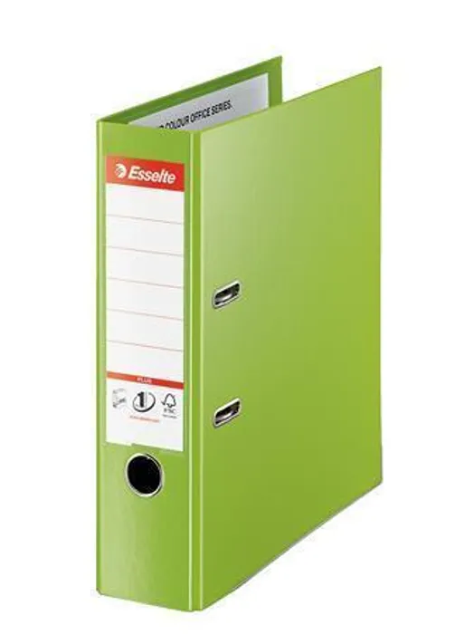 Termék főképe Pákový pořadač "Standard Plus", ochranné spodní kování, Vivida zelená, 80 mm, A4, PP, ESSE