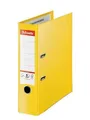 Karreszelő Standard Plus, védő alsó szerelvények, Vivida sárga, 80 mm, A4, PP, ESSEL