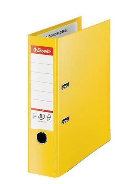 Termék főképe Pákový pořadač "Standard Plus", ochranné spodní kování, Vivida žlutá, 80 mm, A4, PP, ESSEL
