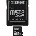 Következő termékkép Micro SD memóriakártya, 16 GB, Class 10, adapterrel, KINGSTON