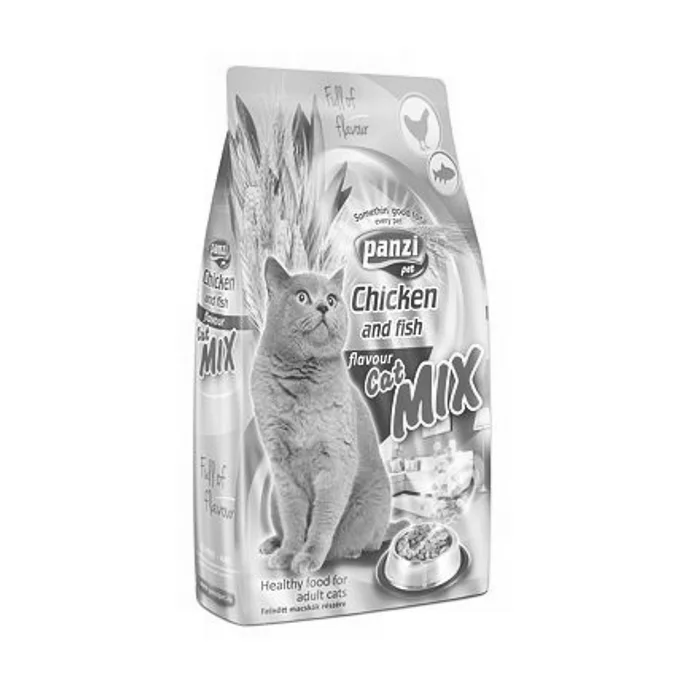 Termék főképe Panzi Cat Mix Chicken, Fish 10 kg kuřecí+ryba granule pro kočky