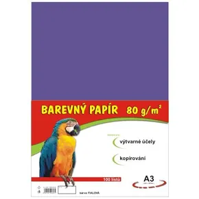 művészeti oktatás papír A3/100/80g lila