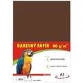 művészeti oktatás papír A3/100/80g barna
