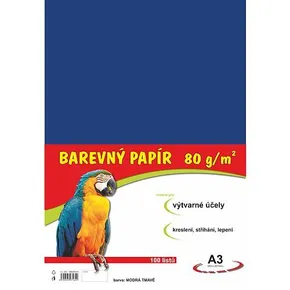 művészeti oktatás papír A3/100/80g sötétkék