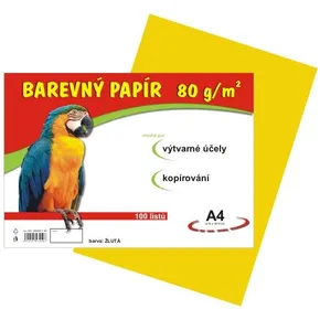 művészeti oktatás papír A4/100/80g sárga