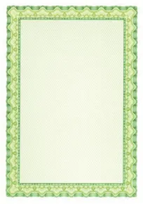Papír Diploma motívummal, zöld, A4, 115g, APLI [70 lap]
