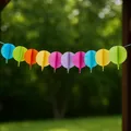 Következő termékkép Papír füzér Lufik átmérő 19cm x 4m [1 db]