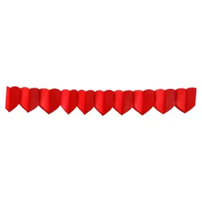 Papír füzér Szívek átmérő 18cm x 4m [1 db]