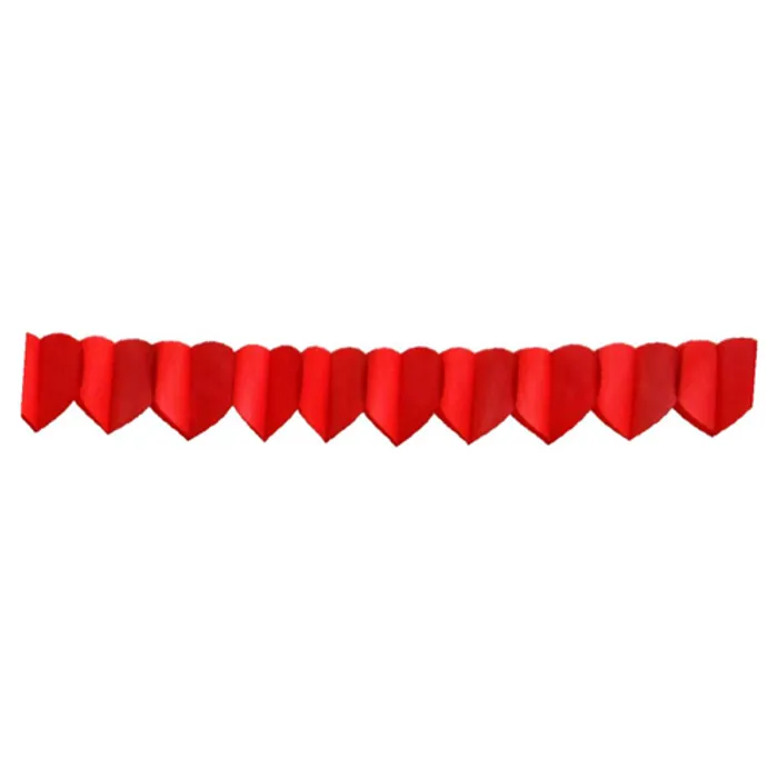 Termék főképe Papírová girlanda SRDCE 4 m (průměr 18 cm) [1 ks]