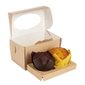 Következő termékkép ECO papírdoboz muffinokhoz 100x160x100 mm barna ablakkal [25 db]