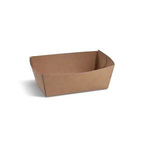Street food papírtálka (FSC Mix) zsírálló kraft 100 x 60 x 40 mm 250ml [250 db]