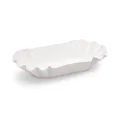 Papírtálca (FSC Mix) ovális fehér 17,5 x 10 x 3 cm [250 db]