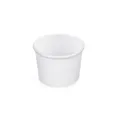 Fagylaltos papírtégely (PAP/PE) fehér átmérő 90mm 250ml [50 db]