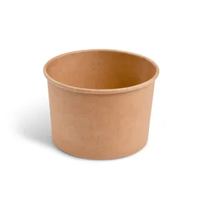 Papírtégely (PAP/PE) kraft átmérő 110mm 475ml [50 db]