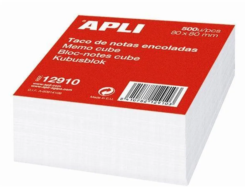 Termék főképe Papírové bločky v kostce, 80 x 80 mm, 500 listů, APLI