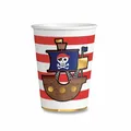 Papírpohár Pirates Map 0,25 l [8 db]