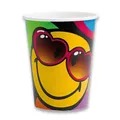 Smiley papírpoharak térfogata 0,25 l, 8 db