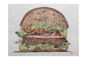 Papír alátétek Infibra Hamburger 30 x 40 cm [250 db]
