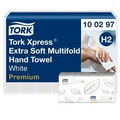Következő termékkép Papírtörlő Tork 100297 H2 Premium Extra Soft 2 rétegű fehér [2100 db]