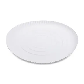 Papírtányér mély fehér átmérő 34cm [50 db]