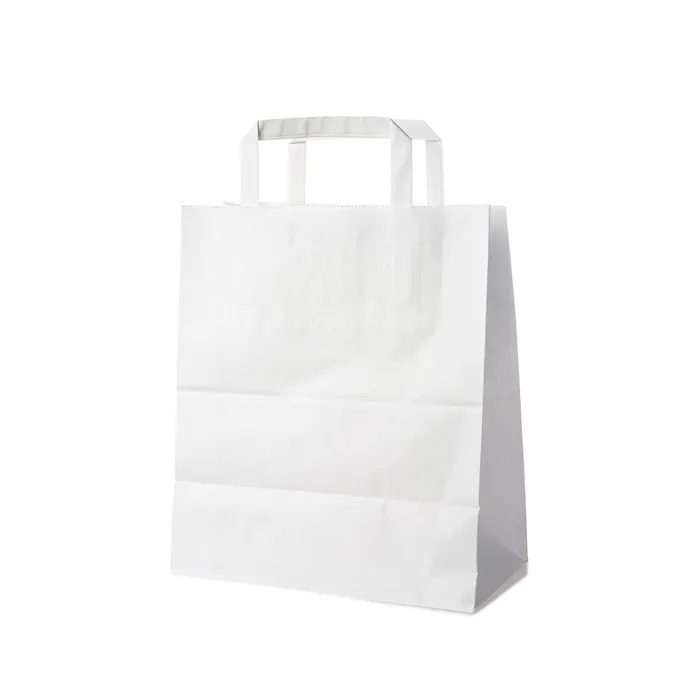 Termék főképe Papírové tašky 22+10 x 28 cm bílé [50 ks]