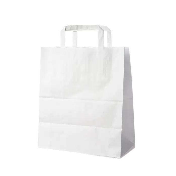 Termék főképe Papírové tašky 26+14 x 32 cm bílé [250 ks]