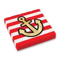 Papírszalvéta Pirates Map 33 x 33 cm [16 db]