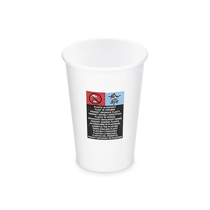Termék főképe Papírový kelímek bílý 330 ml, L (průměr 80 mm) [50 ks]