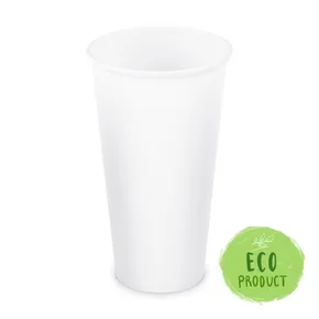 Papírpohár fehér átmérő 90mm 610ml `XXL: 0,5L/20oz` [50 db]