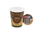 Papírpohár "Coffee to go" átmérő 80mm 280ml `M: 0,2L/8oz` [50 db]