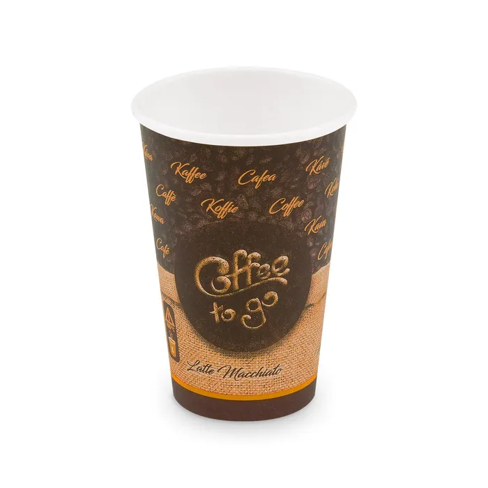 Termék főképe Papírový kelímek "Coffee to go" 330 ml, L (průměr 80 mm) [50 ks]