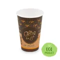 Papírpohár "Coffee to go" átmérő 80mm 330ml `ML: 0,3L/10oz` [50 db]